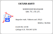 Fatura Kartı